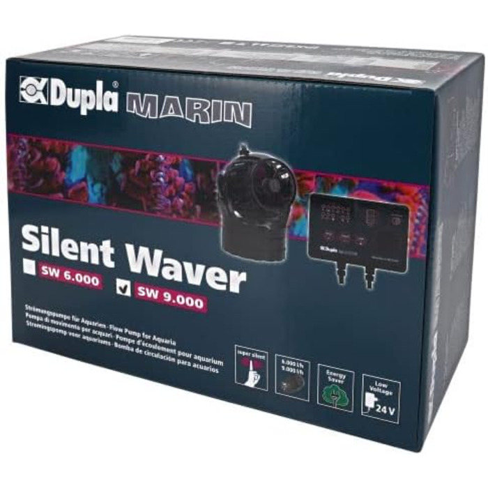Dupla Marin Silent Power Pump 1200 л/год – тиха енергоощадна циркуляційна помпа для акваріума, підходить для прісної та морської води, універсальне акваріумне обладнання
