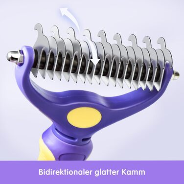 Кліщі для котів та собак ADRAL: видалення шерсті, підшерстя, для довгої та короткої шерсті, самоочищувані