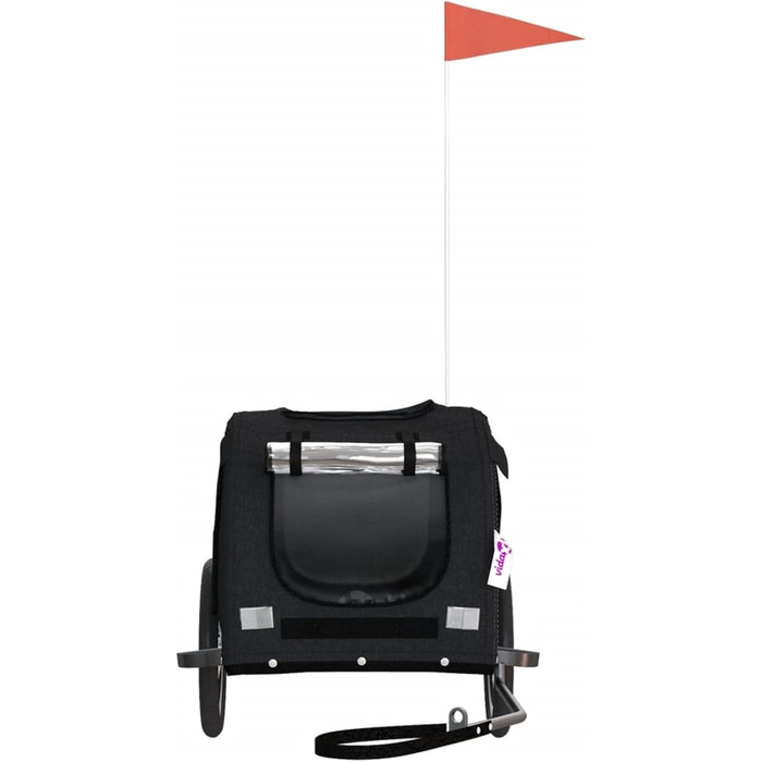 Фарм-причіп для собак Gecheer: міцний каркас з заліза, оксфордська тканина, дах з ПВХ, для безпечних та комфортних поїздок з домашніми тваринами