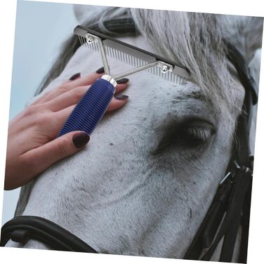 Щітка для вичісування тварин Kombiuda з нержавіючої сталі - для коней, собак, овець. Ефективне розплутування, довговічна, для щоденного догляду