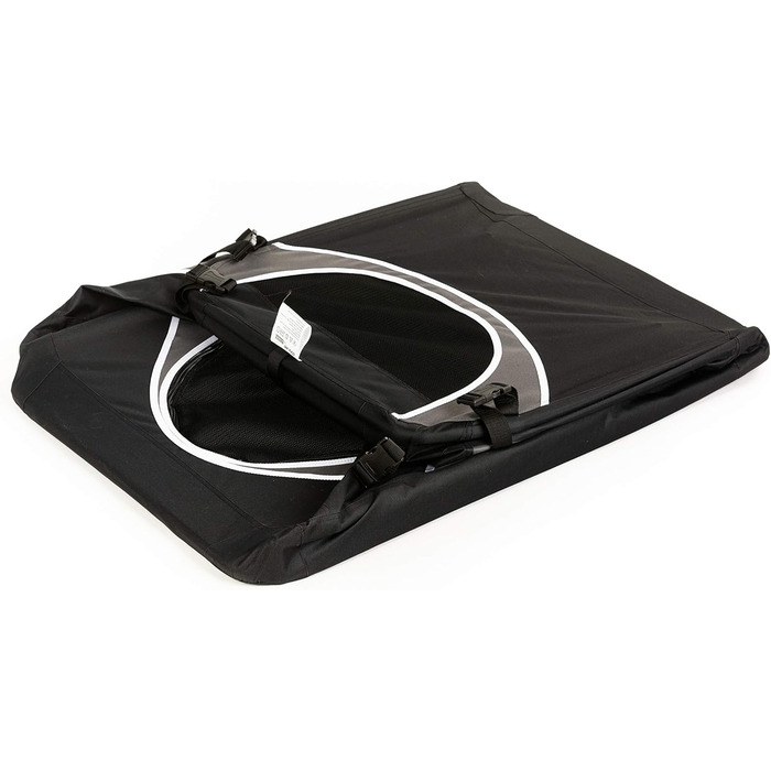 Транспортна переноска для собак та котів, 91x64x64 см. Чорна переноска-будка для тварин, ідеальна для подорожей та перевезень