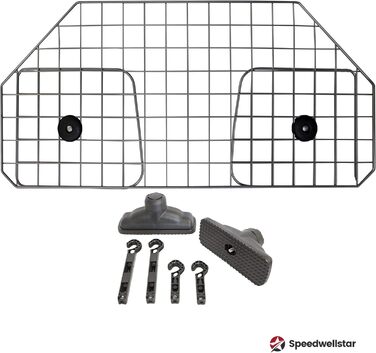 Сітка для собак у багажник авто, регульована металева сітка-перегородка, захист для тварин