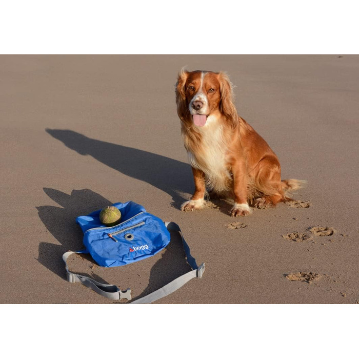 BOGG Універсальна сумка-переноска для собак | Диспенсер для пакетів та контейнер для відходів (Блакитний)