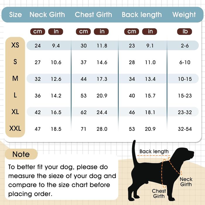 Вогняний ролкроген-светр для зими, м'який візерунок Fair-Isle, одяг для домашніх тварин без бокових ніжок, для повідка – підходить для собак маленьких, середніх та великих порід, розмір XXL (XX-Large, світло-бежевий)