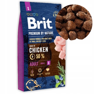 Сухий корм для собак Brit Premium Small Chicken (для малих порід), курка, 8 кг