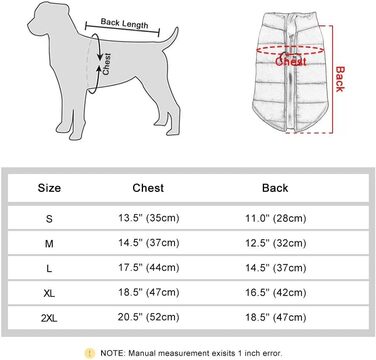 Теплий жилет для собак на осінь та зиму: м'яка та зручна куртка для чихуахуа, мопса, французького бульдога, лабрадора. Вітро- та водонепроникний жилет для собак, червоний, розмір L