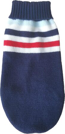 Пуловер VEDEM для собак з візерунком, теплий, для холодної погоди, розмір S, темно-синій