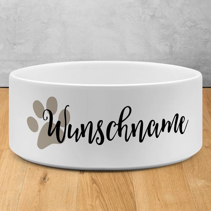 Персоналізована миска для собак PrintPlanet® з ім'ям або текстом - 950 мл, Layout 02