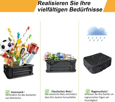 Металевий задній кошик для велосипеда: міцний, великий, для велосипедних турів, покупок, з дощем та сіткою