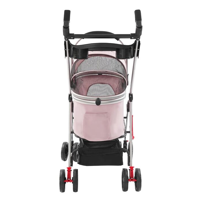 Складаний візок для собак та котів, 50x60 см (Sakura-Rosa)