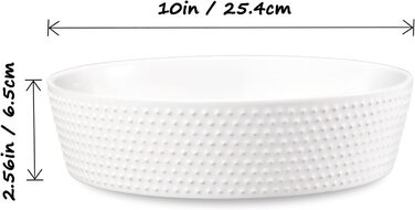 Керамічна миска для собак Meideal 25,4 см біла