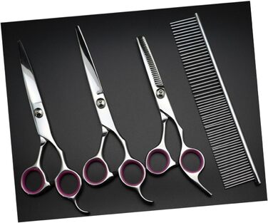 Набір професійних ножиць для грумінгу собак та котів Minkissy (4 шт.)