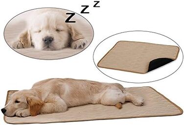 Водонепроникний килимок для собак, миючий, нековзний, швидковисихаючий, для дивана, авто, клітки, трави, ліжка (100 x 67 см)