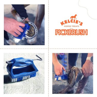 Щітка для чищення копит коней Kelcie's Pick Brush, інструмент для догляду