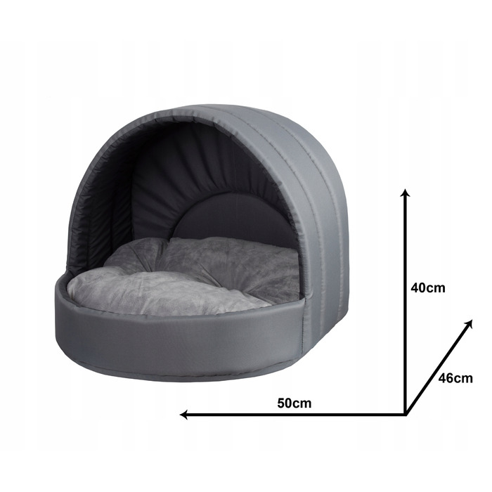 Лежанка-будиночок для собак та котів, розмір L, різні кольори