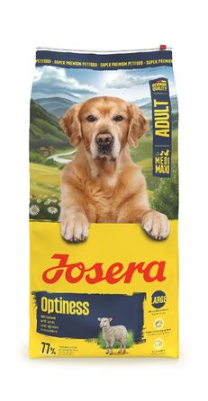 Сухий корм для дорослих собак великих порід JOSERA Optiness з ягняти та рису, 12.5 кг