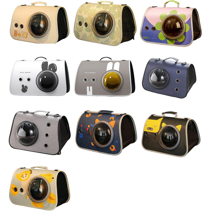 Модна переноска для домашніх тварин, легка сумка через плече для собак і котів, потовщена переноска для маленьких собак