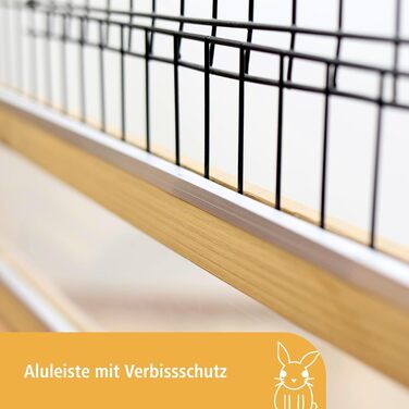 Клітка для гризунів Kerbl Indoor Deluxe з роликами, 115x60x92,5 см, для хом'яків та морських свинок