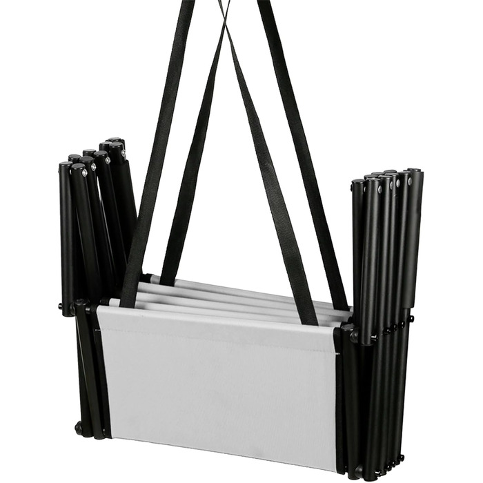 Рампа для собак Homewell - складана, до 70 кг, регульована, сіра