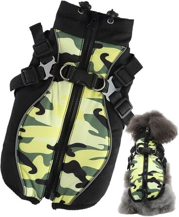 Водонепроникний теплий зимовий одяг для собак - тепла куртка для цуценят та собак різних розмірів, ідеально підходить для прогулянок, навчання та активного відпочинку на вулиці