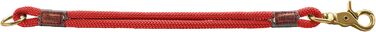 Нашийник для собак Hunter OSS, мотузковий, з карабіном з латуні, морський стиль, L-XL (червоний, S)