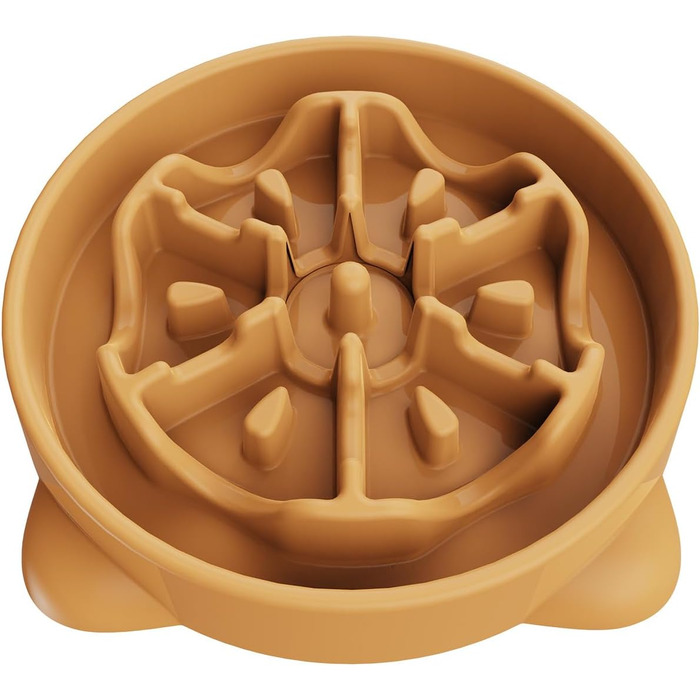 Миска для собак великих порід, 27.1 см, анти-слизька, оранжева