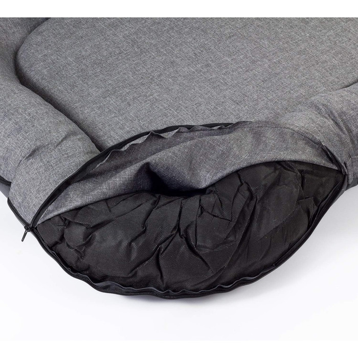 Водонепроникне лежанка для собак, лежанка-матрац з Codura, сіра, розмір M (80 x 65 см) | Для дому та вулиці | Лежанка для середніх собак