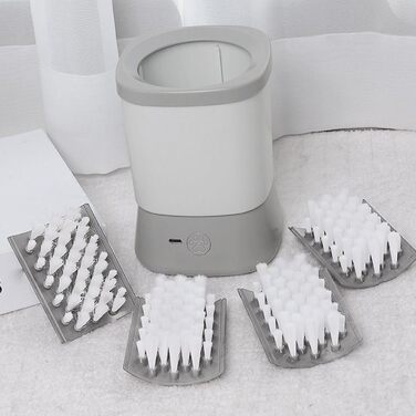 Автоматичний мийка лап для собак – без розбризкування, 2 швидкості, сірий колір