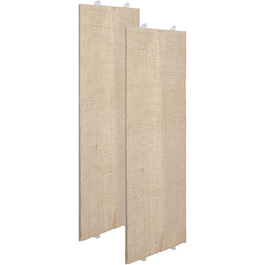 Набір з 3 когтеточок для котів BigDean: когтеточка-куб, кутова когтеточка, настінна когтеточка, 80 см, 3 шт.