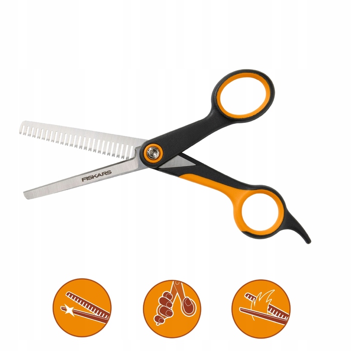 Ножиці-пропоривники Fiskars Pet Care для стрижки собак та котів, 17,2 см