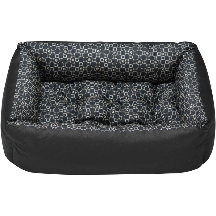 Лежак для собак SuperKissen24 Louis Black XL – м'яке, велике, пране, для малих, середніх і великих порід