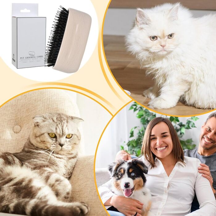Гребінець для собак та котів, набір для грумінгу | Для довгої та короткої шерсті, щоденний догляд, для цуценят та кошенят
