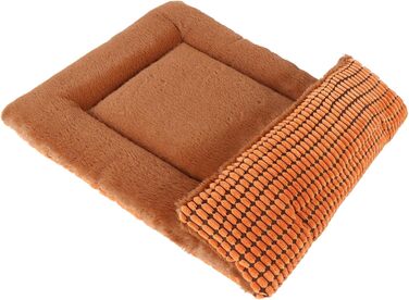 Килимок для собак, м'який та теплий, 90x70 см, помаранчевий, PS085