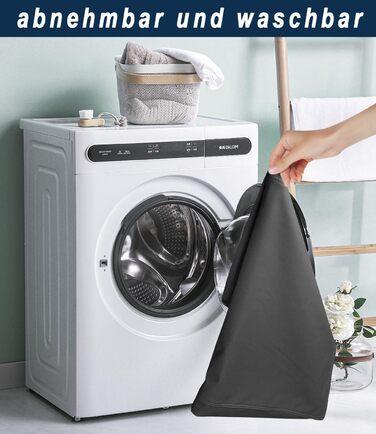 Ортопедичне ліжко для собак великих порід від GUANGDEEN - м'яке, знімний чохол, чорний колір, 116x71x7 см