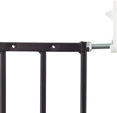 BabyDan Tor для захисту від дітей та домашніх тварин, розсувне, чорний, ширина 62,5-106,8 см