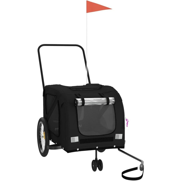 Фарбований поводок для собак з Оксфордської тканини та заліза - Міцний велосипедний причіп для собак - Ідеально для активного відпочинку на природі - Легко миється та довговічний