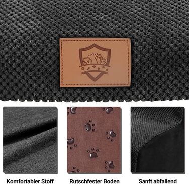 Сходи для собак і котів MASTERTOP, 3 ступені, високощільна піна, нековзкі, портативні, знімний плюшевий чохол, для диванів і ліжок, чорні