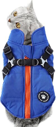 Зимовий теплий накид для собак, бавовняний костюм (XL), водонепроникний, вітронепроникний, двосторонній, теплий, комфортний