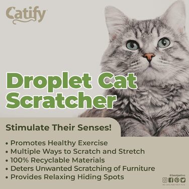 Картонний кігтеточка Catify з котячою м'ятою для котів