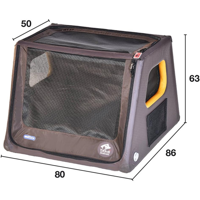 Надувна переносна собача будка TAMI M - переносна собача будка, переносна клітка для собак, автокрісло для собак