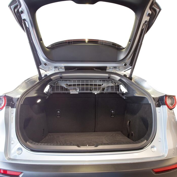 Сітка-перегородка Travall для Mazda CX-30 (2019-): захист багажника, сітка для транспортування собак, міцна сталева сітка, автоперегородка