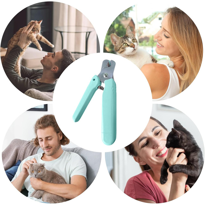 Електричний триммер для собак та котів 2-в-1 з LED-підсвічуванням | Безпечна насадка, перезаряджуваний, зелений | Аксесуар для догляду за тваринами