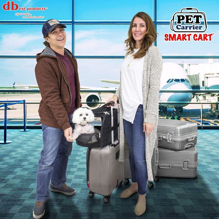 Переносна сумка для тварин Pet Smart, чорна, середнього розміру, м'які стінки, складана, для собак та котів, дозволена авіаперевозками