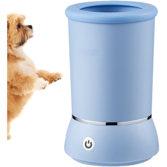 Очищувач лап для великих собак - портативний пристрій для миття лап, видаляє бруд та сміття. Blue