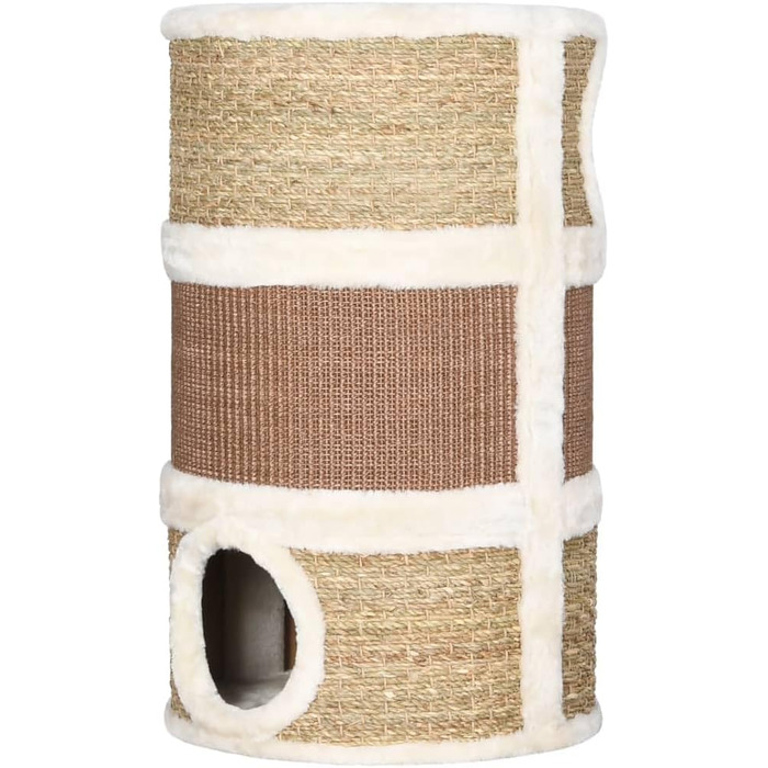Котячий комплекс з сизалю 60 см - Котяча кігтеточка, когтешкребок, кігтетопка, котячий будиночок | vidaXL