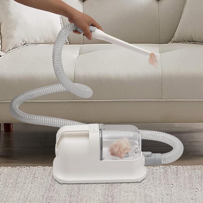 3-в-1 машинка для стрижки собак з функцією пилососа, 350W, тиха, набір для догляду за собаками та котами