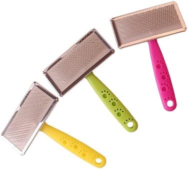 Бурштук для догляду за шерстю котів з довгим хутром, щітка для собак і котів, гребінець для котів, щітка для догляду за домашніми тваринами, для кошенят, кроликів, інструмент для видалення шерсті, масажна та очисна щітка для розплутування вузлів