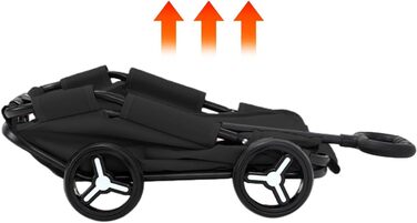 Транспортна клітка для собак та котів на колесах | Складана переносна клітка для собак та котів, чорна