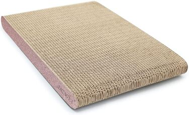 AMZNOVA Килимок для котів з картону з котячою м'ятою, килимок для дряпання, широкий, 43.2x30.5 см