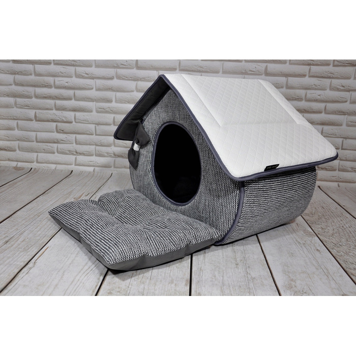 Будиночок-ліжечко SjestaPupila для собак та котів, розмір M (35x32 см)